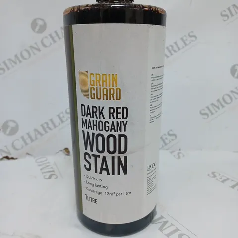 GRAIN GUARD WOOD STAIN DARK RED MAHOGANY 1L