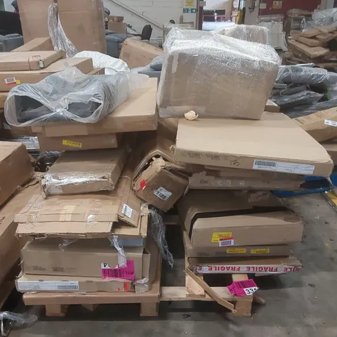 PALLET CONTAINING A LARGE QUANTITY OF ASSORTED FURNITURE PARTS ECT