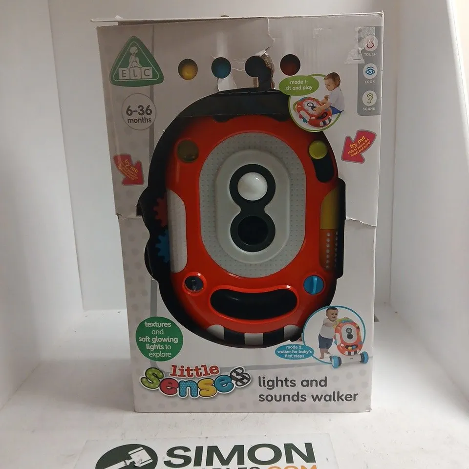 ELC LITTLE SENSES LIGHTS AND SOUNDS WALKER – BOXED, FOR 6–36 MONTHS