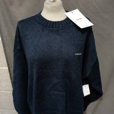 BROTHER AND KIN NAVY KNIT JUMPER - SIZE S