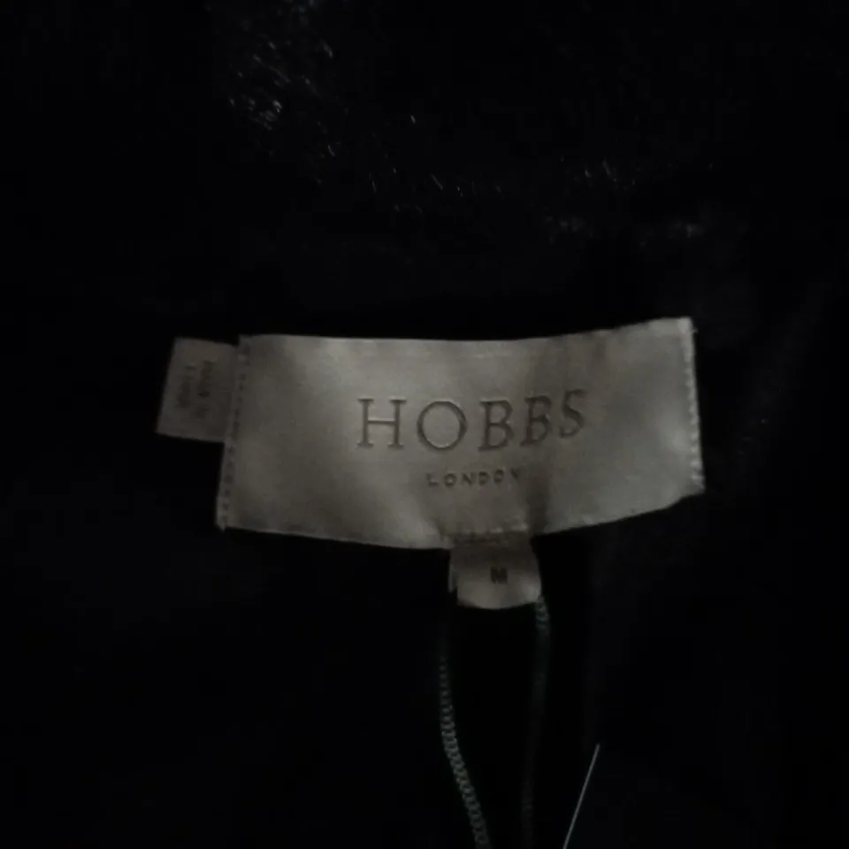 HOBBS LONDON FAUX FUR JACKET - BLACK SIZE M