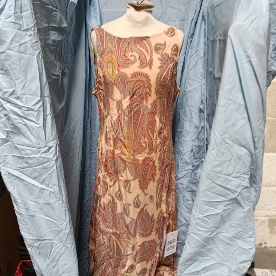 NEVER FULLY DRESSED PAISLEY AVA DRESS – MULTI PAISLEY PRINT, UK 14