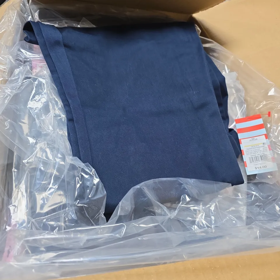 BOX OF APPROXIMATELY 12 X CAT & JACK FIGHTER PILOT BLUE TROUSERS - SIZE 16 PLUS