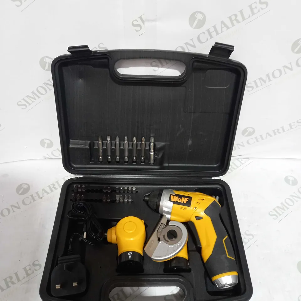WOLF MULTI HEAD CORDLESS 3.6V LITHIUM ION SCREWDRIVER