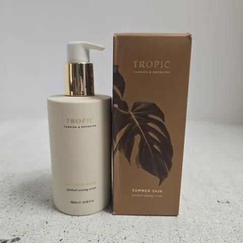 BOXED TROPIC SUMMER SKIN GRADUAL TANNING SERUM (300ML) - COLLECTION ONLY