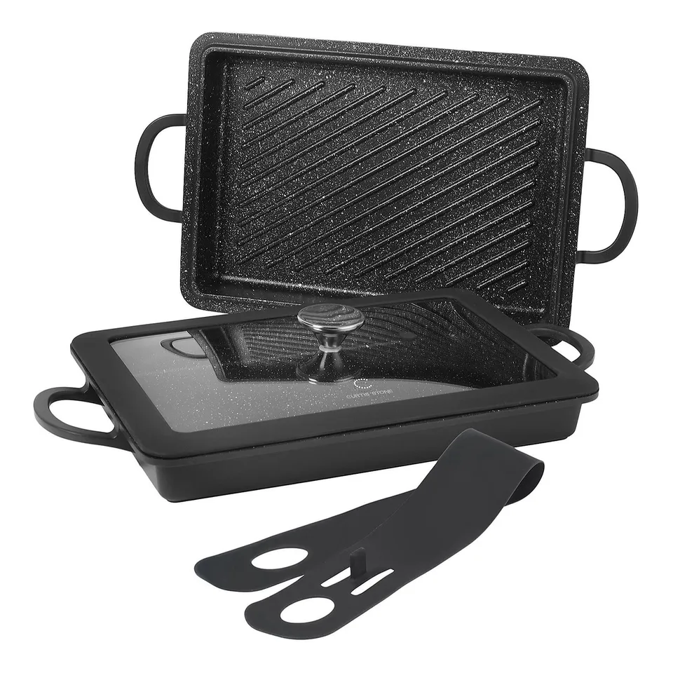 CURTIS STONE BAKER GRIDDLE & GRILL SET  