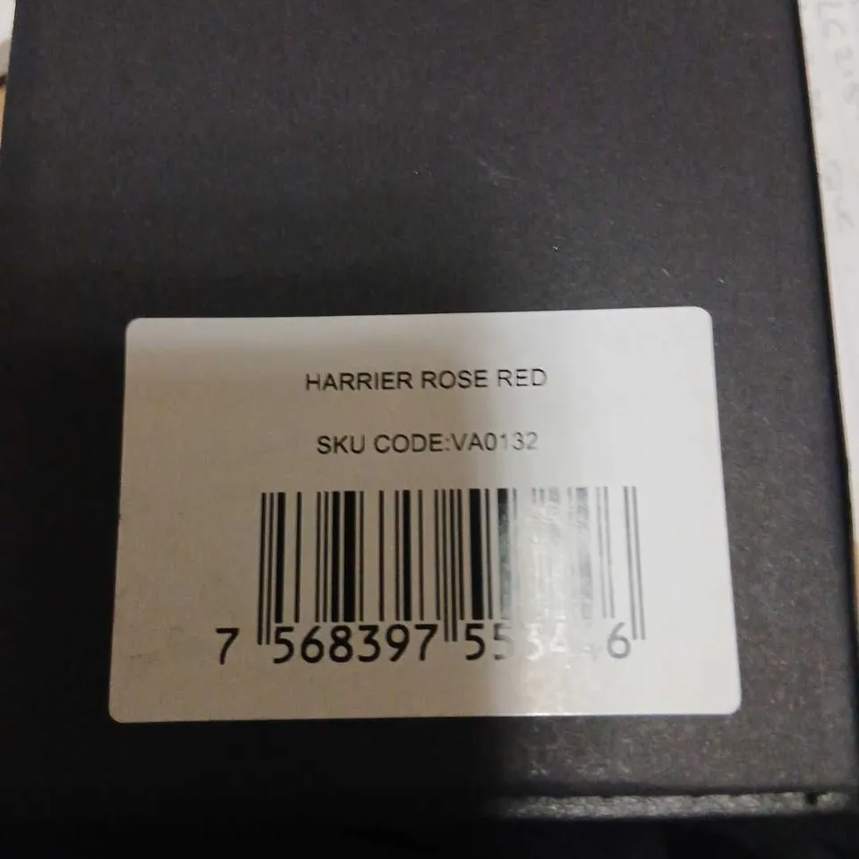 VICKERS ARMSTRONGS HARRIER ROSE RED WATCH – GOLD-TONE, BOXED