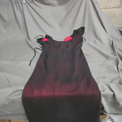 NEXT WOMEN'S DRESS – BLACK WITH RED LINING, UK 12 (EU 40)