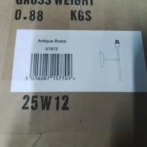 BOXED WALL MOUNTED LIGHT