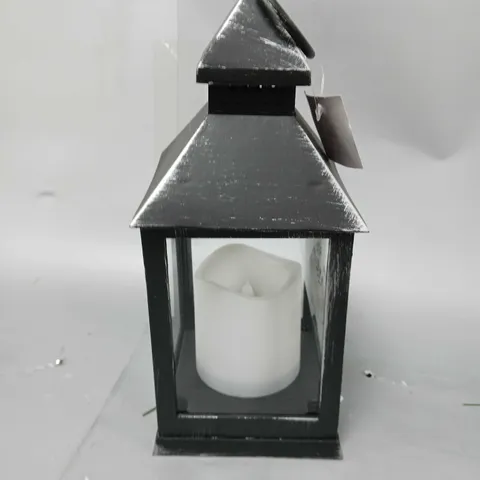 PERSONALISED BLACK CHRISTMAS LANTERN