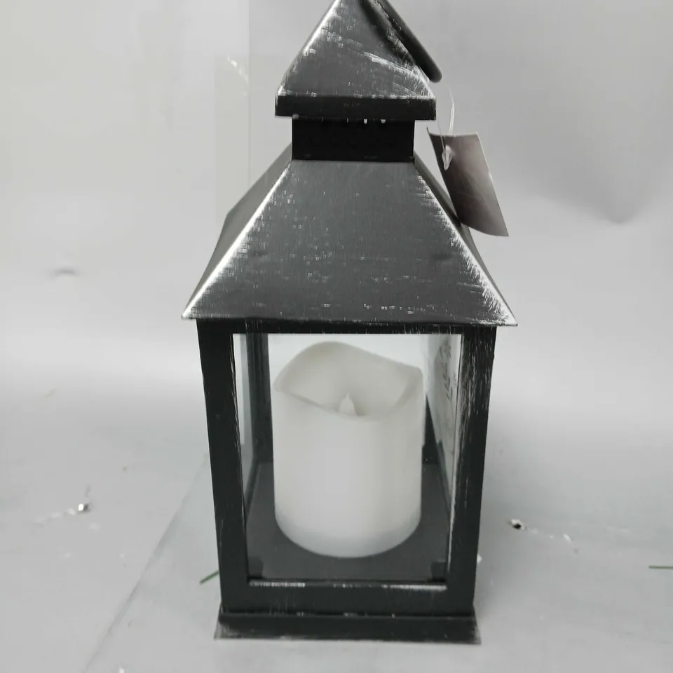 PERSONALISED BLACK CHRISTMAS LANTERN RRP £24.99