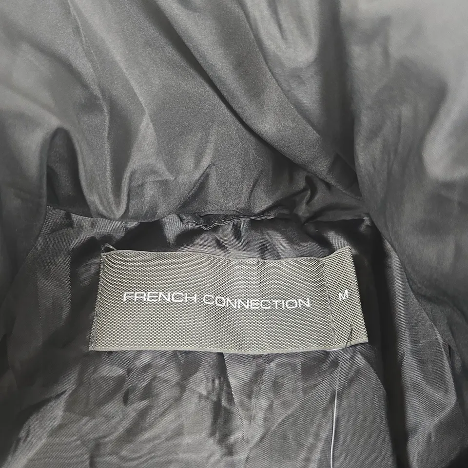 FRENCH CONNECTION MEN'S PUFFER JACKET – SIZE M, DARK/BLACK
