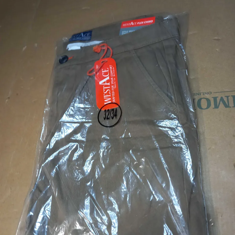WESTACE STRETCH CHINO TROUSERS SIZE 32/34