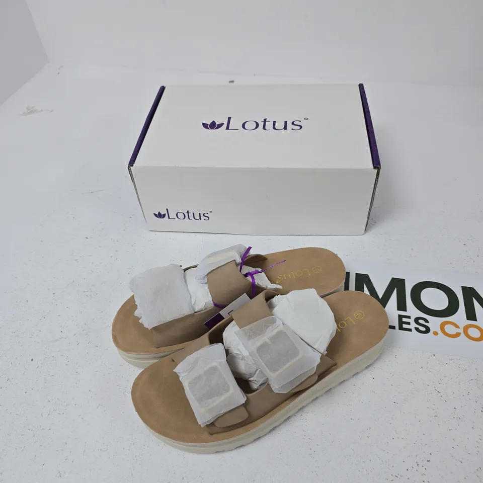 LOTUS VOLOS NATURAL SANDALS – WOMEN'S UK 7 (EU 40)