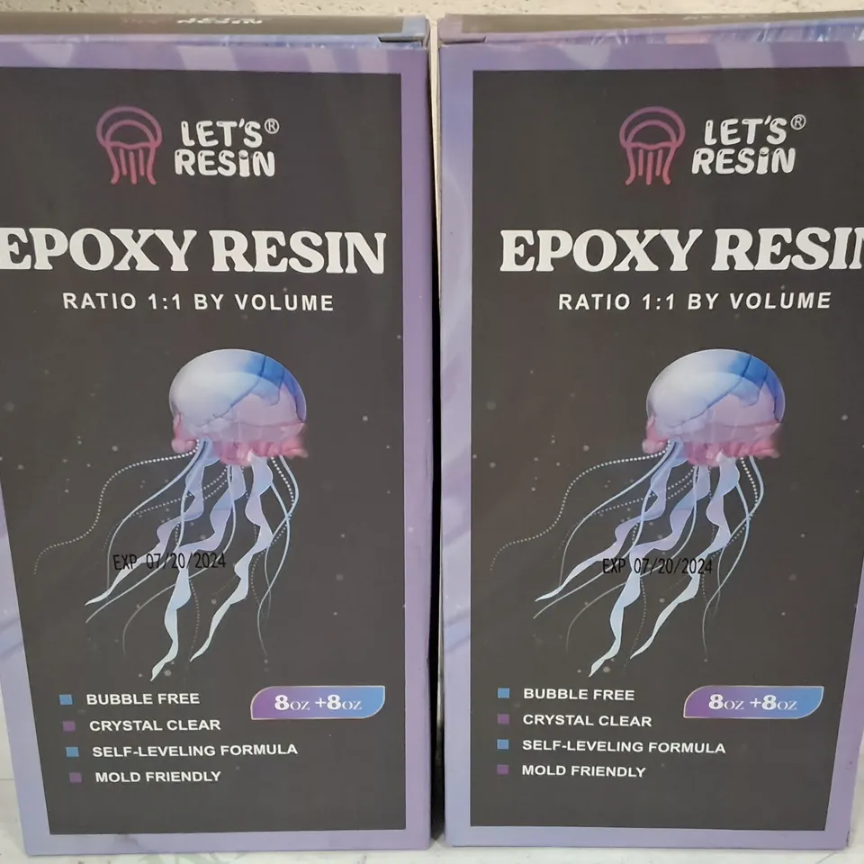 LOT OF 2 LET'S RESIN EPOXY RESIN 