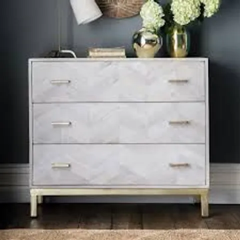 BOXED ATKIN AND THYME LEAF CHEST OF DRAWERS