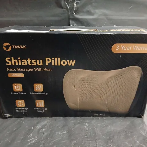 TAWAK SHIATSU PILLOW NECK MASSAGER WITH HEAT – BAQ02H