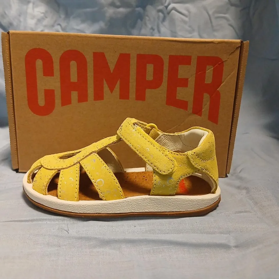 CAMPER KIDS SANDALS – YELLOW BICHO FW, UK 6 (EU 23)