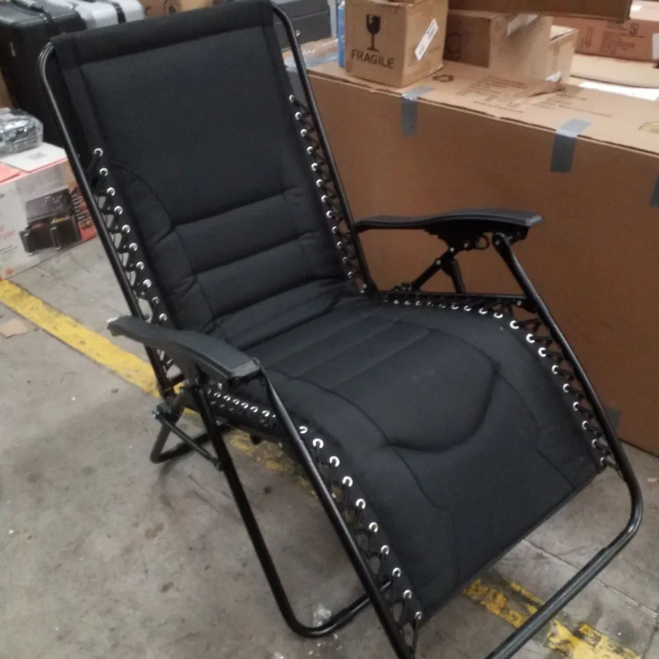 KEPLIN SUN LOUNGER - BLACK