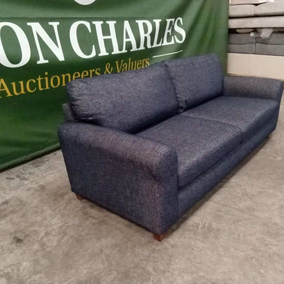 BAILEY FABRIC 4 SEATER SOFA - NAVY RRP £649