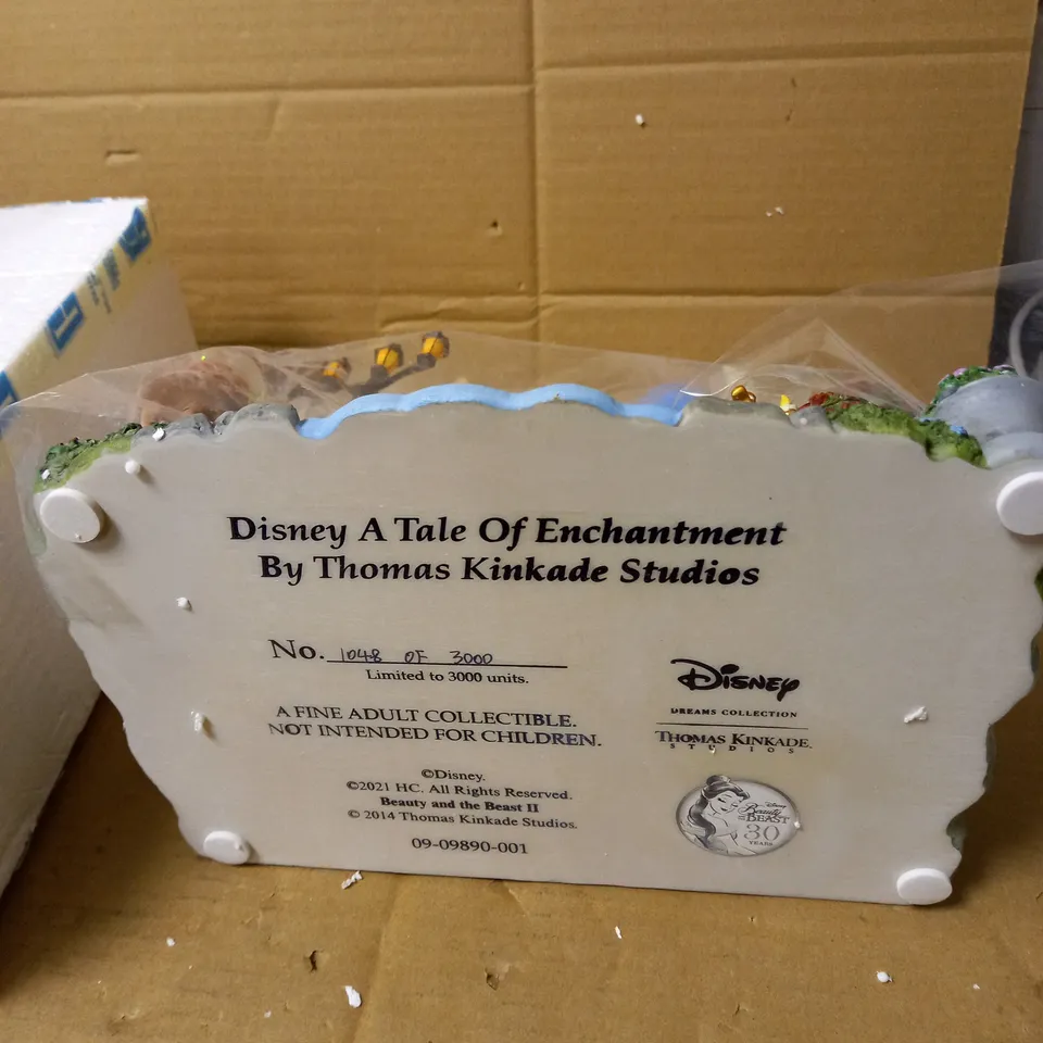 DISNEY BEAUTY AND THE BEAST DISPLAY PIECE