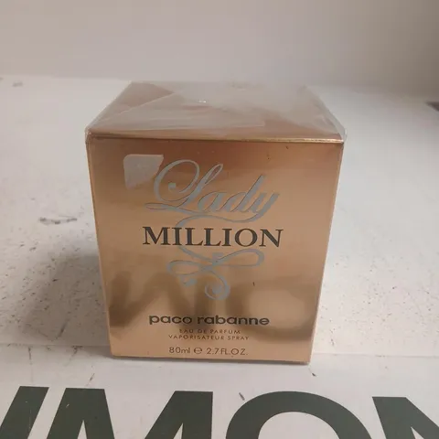 BOXED AND SEALED PACO RABANNE LADY MILLION EAU DE PARFUM 80ML