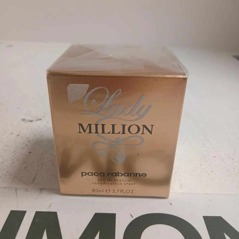 BOXED AND SEALED PACO RABANNE LADY MILLION EAU DE PARFUM 80ML