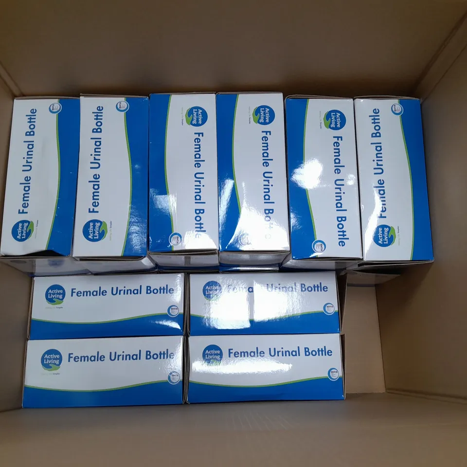 APPROXIMATELY 15 ACTIVE LIVING FEMALE URINAL BOTTLES