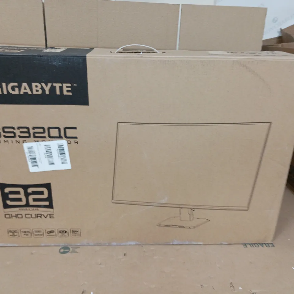 GIGABYTE CURVED GAMING MONITOR 31.5IN GS32QC - COLLECTION ONLY