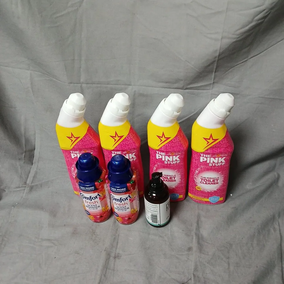 THE PINK STUFF TOILET CLEANER & COMFORT FRESH CLEANING SPRAYS – ASSORTED