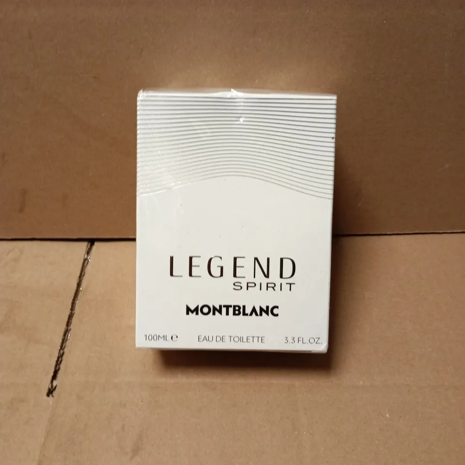 BOXED AND SEALED MONT BLANC LEGEND SPIRIT EAU DE TOILETTE 100ML