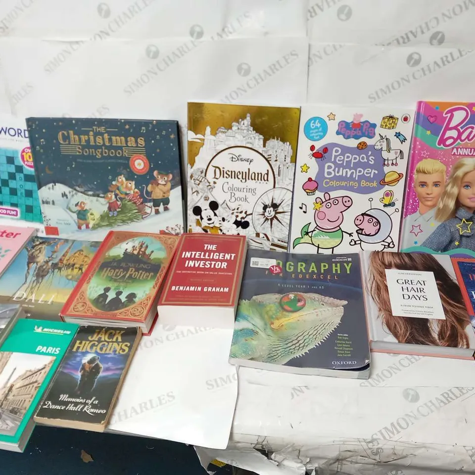 LARGE QUANTITY OF ASSORTED BOOK TITLES INCLUDE FICTION AND NON-FICTION TITLES BY AUTHORS SUCH AS;