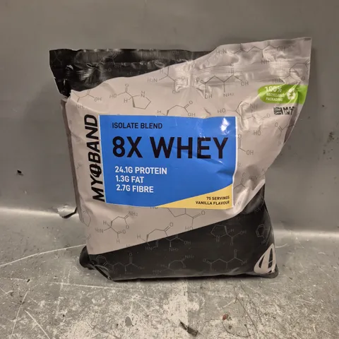 SEALED MYOBAND 8X WHEY ISOLATE BLEND - VANILLA - 2.25KG