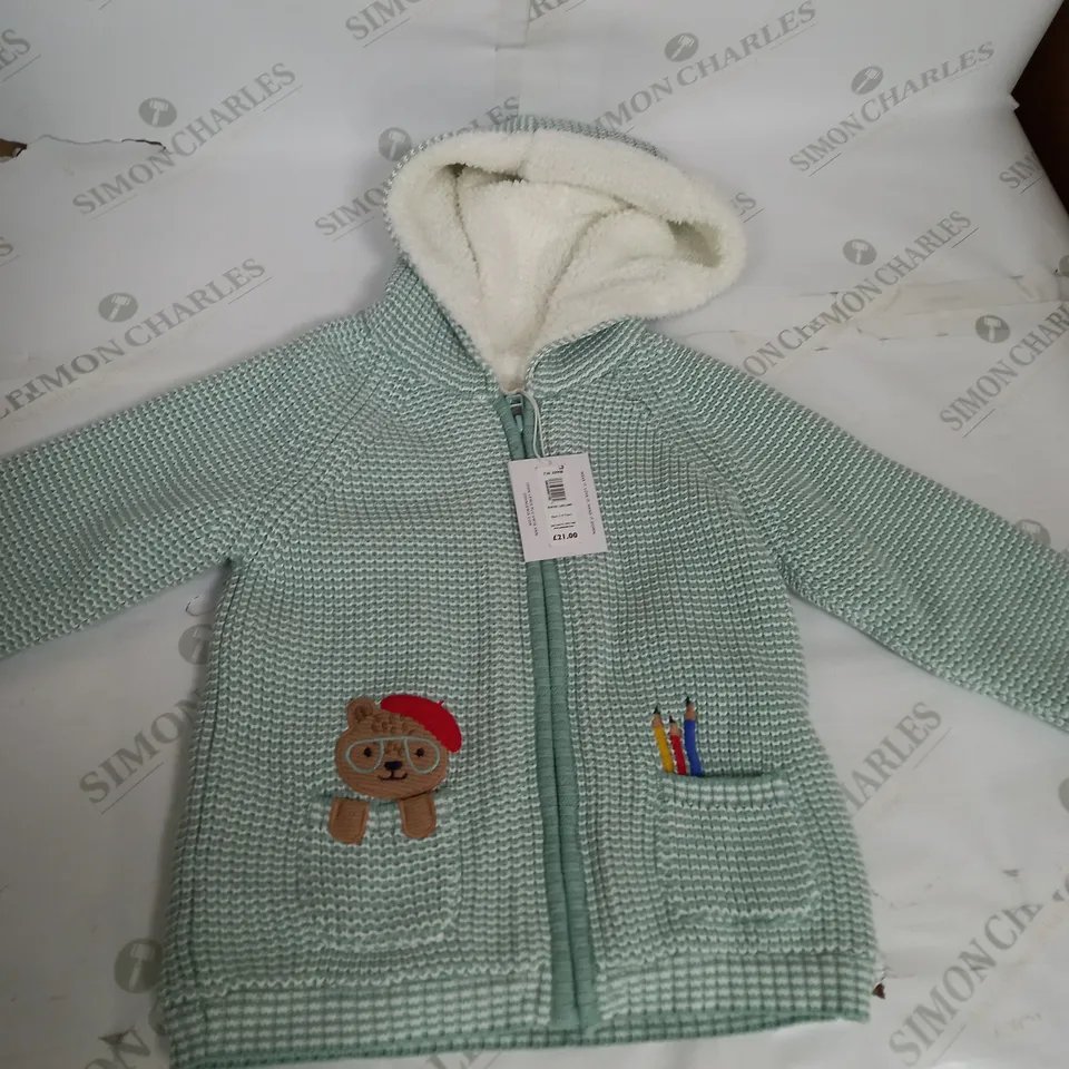 JOHN LEWIS BEAR KNIT CARDIGAN SIZE 3-4 YEARS