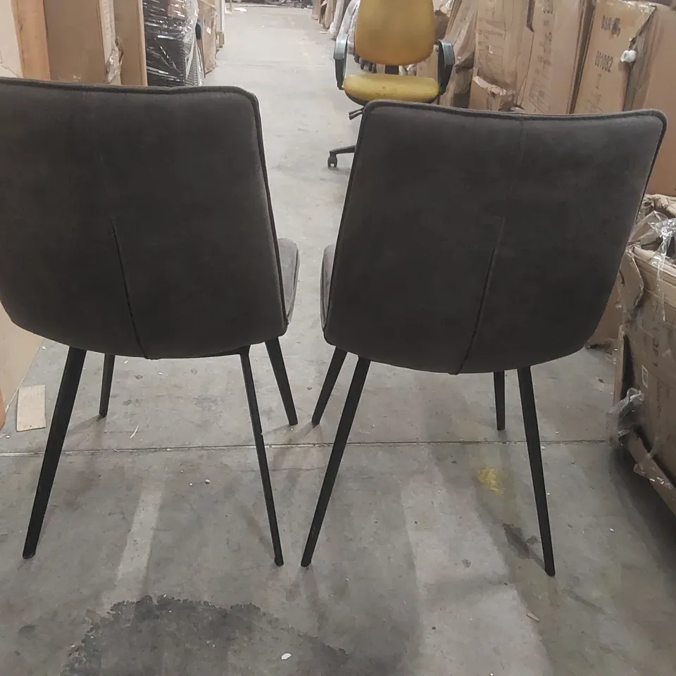PAIR OF HINLES DINING CHAIRS