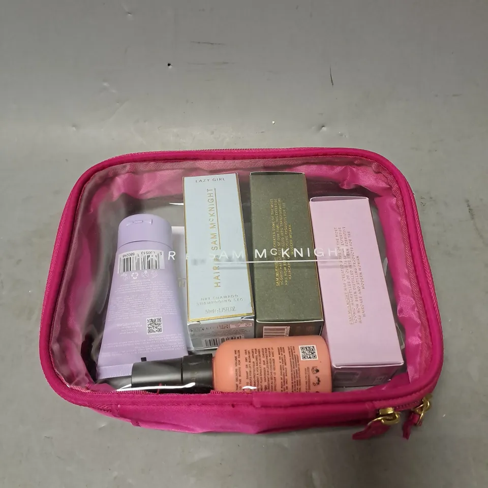 SAM MCKNIGHT HAIR CARE WASHBAG COLLECTION