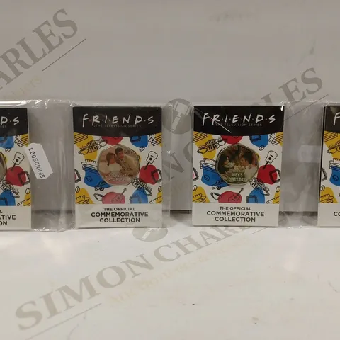 BOX TO CONTAIN APPROX. 8 X FRIENDS THE TELEVISION SERIES COMMEMORATIVE COINS