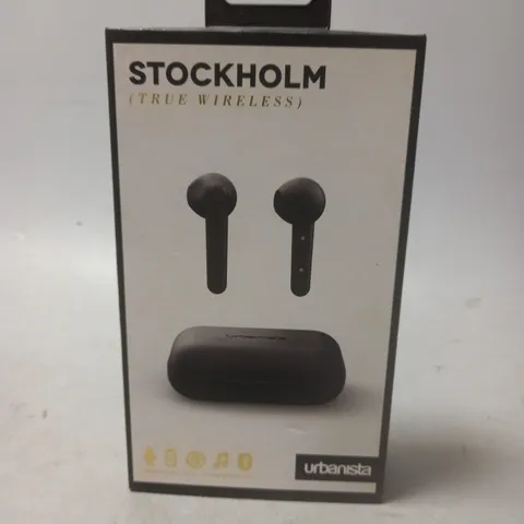 BOXED URBANISTA STOCKHOLM TRUE WIRELESS EARBUDS - BLACK
