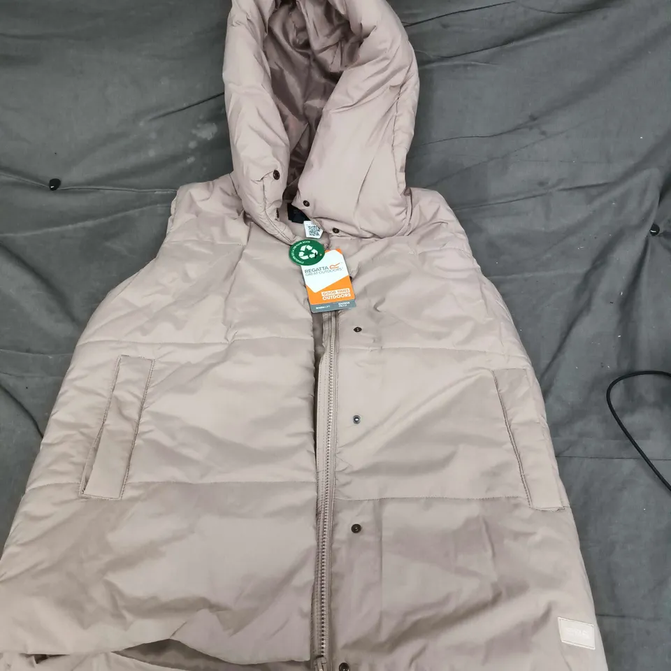 REGATTA KELSE BODYWARMER IN SOFT TAUPE - UK 10