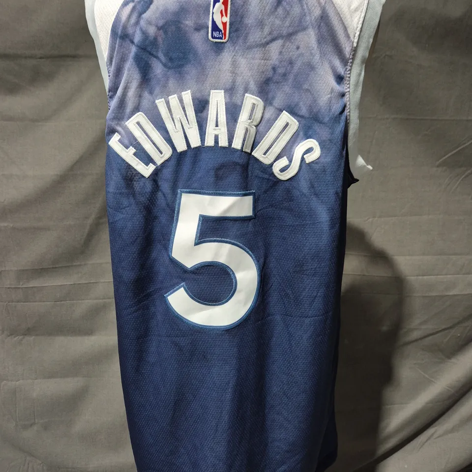 NIKE MINNESOTA TIMBERWOLVES ANTHONY EDWARDS #5 BASKETBALL JERSEY - SIZE UNSPECIFIED