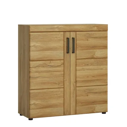 BOXED DUARTE 20 PAIR SHOE STORAGE CABINET (2 BOXES)