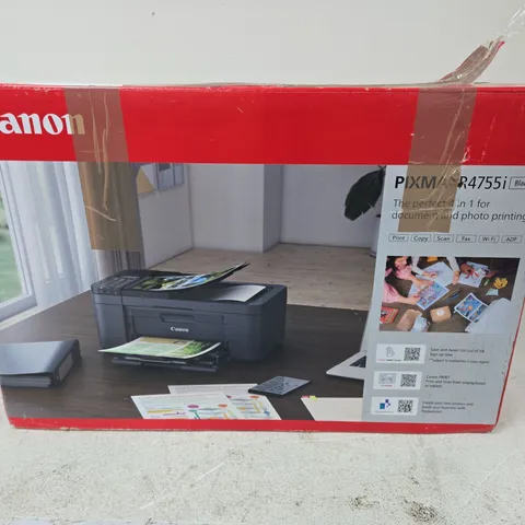 BOXED CANON PIXMA TR4755I WIRELESS COLOUR ALL-IN-ONE INKJET PHOTO PRINTER