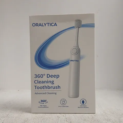 ORALYTICA 360° DEEP CLEANING TOOTHBRUSH – BOXED