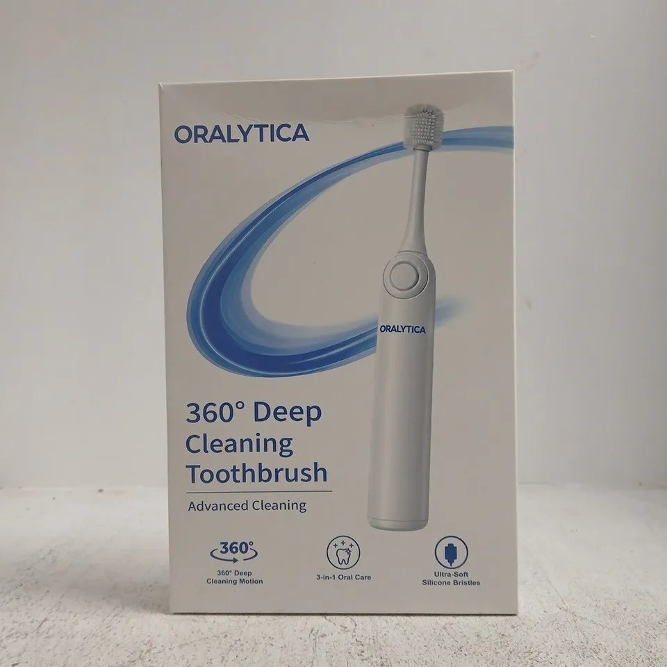 ORALYTICA 360° DEEP CLEANING TOOTHBRUSH – BOXED