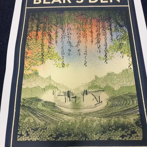 JOHN MACKAY BEAR'S DEN SIGNED PRINT NUMBERED #156/200