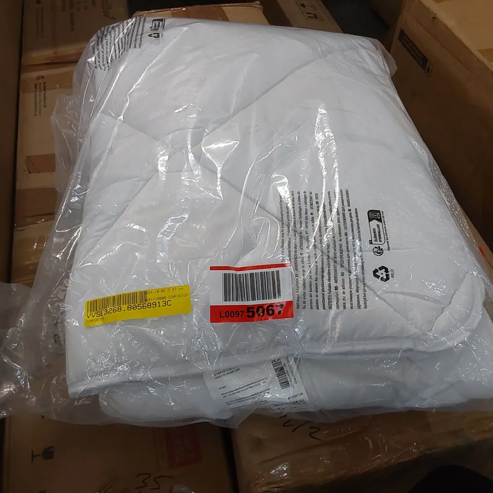 BAGGED MICROFIBRE COMFORTER // SIZE: 85 X 200cm