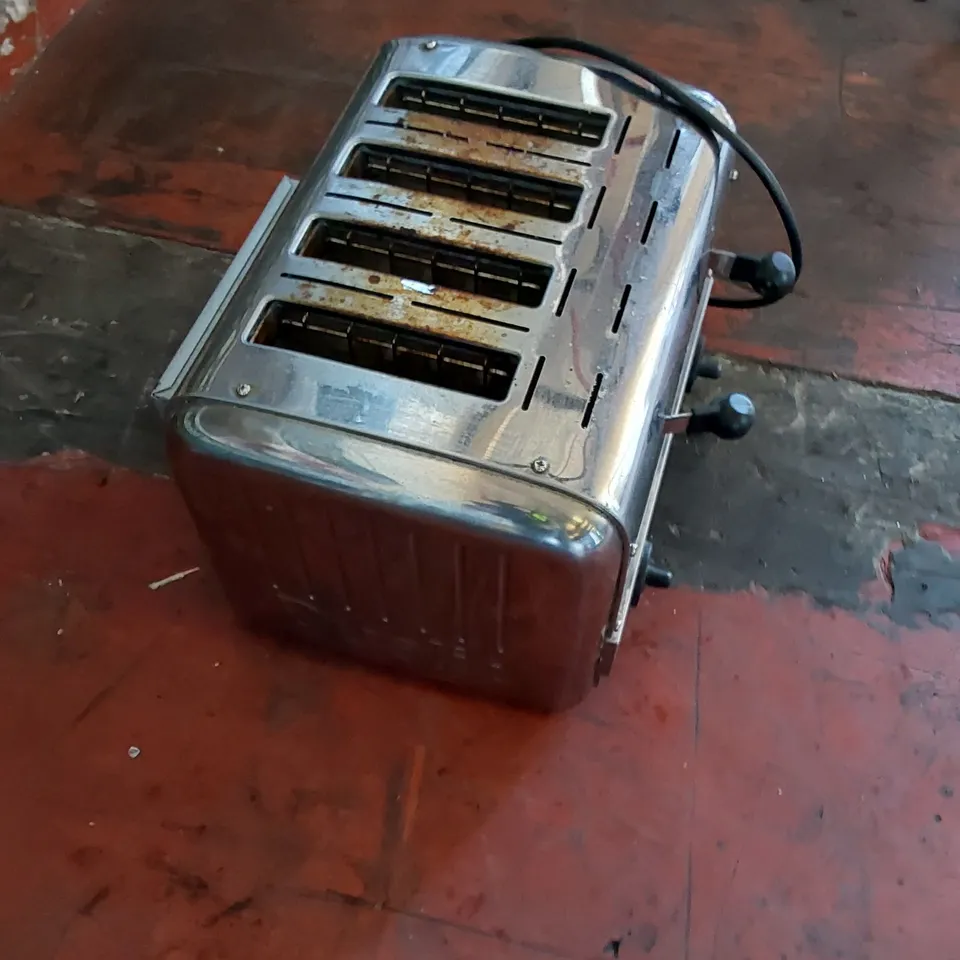 DUALIT DCP4 COMMERCIAL STAINLESS STEEL TOASTER 