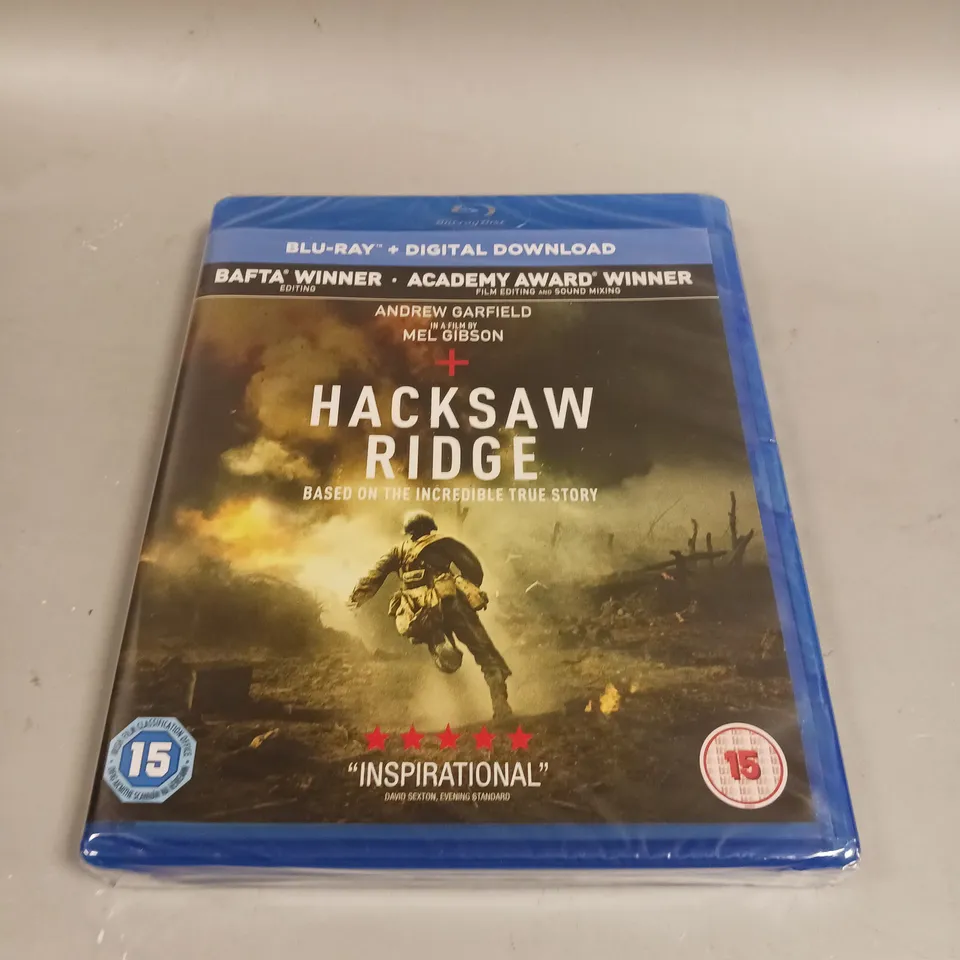 SEALED HACKSAW RIDGE BLU-RAY 