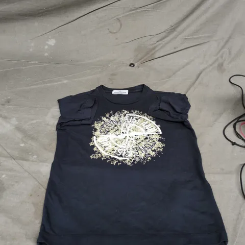 STONE ISLAND JUNIOR NAVY T-SHIRT