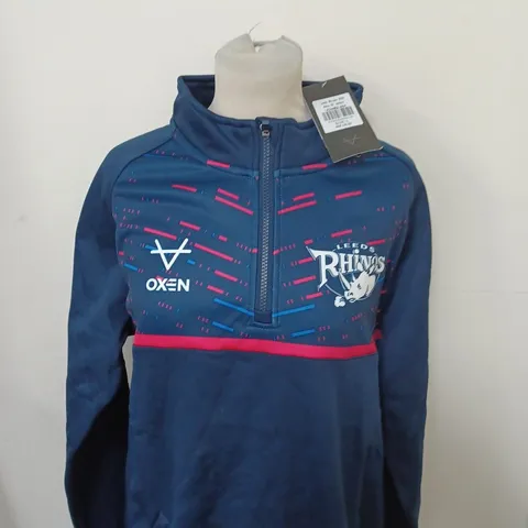 LEEDS RHINO AWAY HALF ZIP JACKET SIZE L